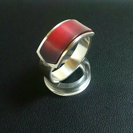 六角リング　緋銅