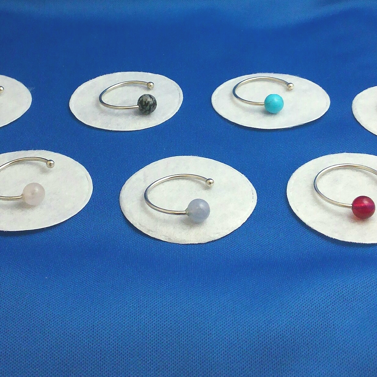 天然石フリーリング